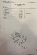 750-42690 Fuel pipe, used on the Lister Petter Alpha Series engines LPA, LPW, G/S/T