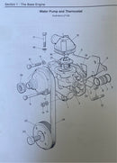 751-40211 Water Pump Gasket, fits the Lister Petter Alpha series LPW, LPWS, LPWG, LPWT engines.