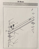 10100 Spring, Main Shaker Spring used on the RD-20, RD-40, RD-90, RD-150, WM2000 and the Nordberg CV-40 screeners.