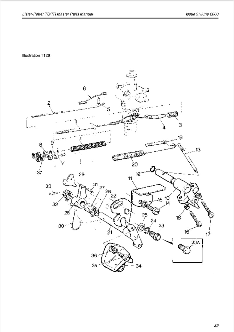 601-40370 Pin, dowel, Commonly used through out the Lister Petter line of engines.  TS, TR series engines. Superseded part number was 382-03233.