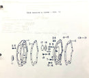 260038 Gasket, Plate Used on the  6 cylinder series, Hercules engines and the G 2300 X262, X267 and X280 engines.