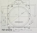 757-31010 Radiator assembly, Lister Petter part numbers 757-23980 and 757-22060 are associated with this assembly. This radiator was used on the  LPW, LPWS, LPWG series Radiator. Lister Petter cooling radiator. SPECIAL ORDER call 805 470-6825