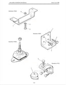 757-14560 Flex mounting, used on all Lister Petter LPW and LPA series engine to support the flywheel end of the engine.