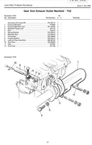 207179 Joint/Gasket, Manifold Flange Gasket used on the Lister Petter TX2 series of engines.