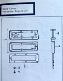 286014-00 Gasket, Side cover. Used on the Hercules 2300, 3400 and D198 Gas and Diesel engines.
