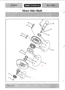 11404 Seal, Shaft seal for Read Screen-All Screen, Model RD-40. This is the special “notched” seal
