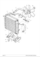 757-16910 mounting cap, used on all Lister Petter LPW series engines.
