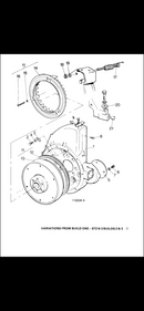 203-12870 Starter Ring Gear, Lister Petter. Clockwise rotation used on models LD, LR, SR and ST.