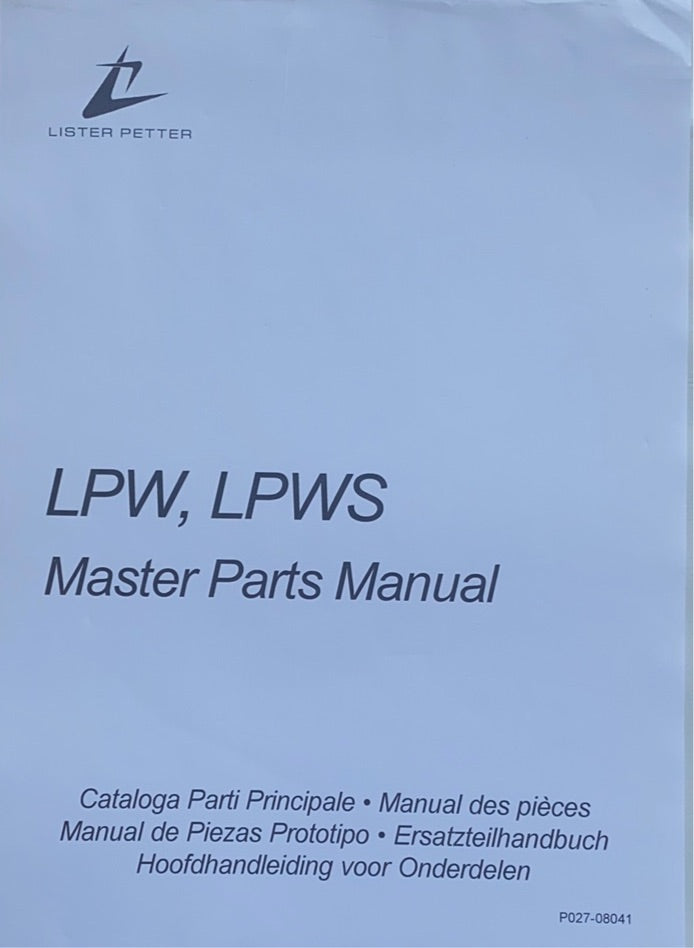 LPW LPWT Parts Manual
