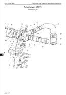 Lister Petter Turbo Flange Joint/gasket part number 754-42531, used on The LPWT 4 cylinder Lister Petter engine.