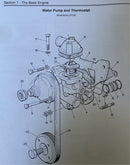 751-40281 Thermostat Housing Gasket, fits Lister Petter LPW, LPWS, LPWT, LPWG engines.