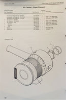 366-07188 Air Filter element, used on Lister Petter model TS, TR, TX, ST and P600 engines