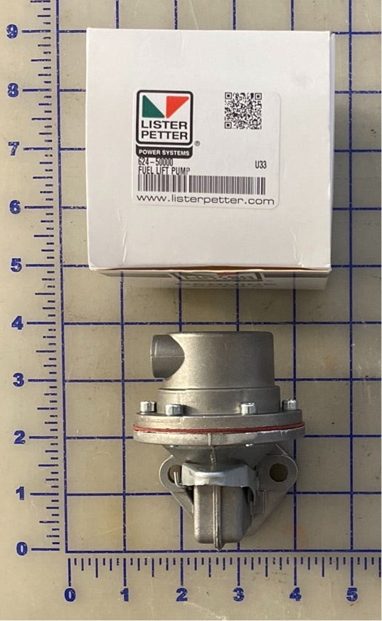 624-50000 Fuel Lift Pump, Lister Petter used in the Lister Petter Delta series engines.