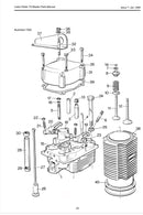201-43620 Cylinder head shim, used on the model TX Lister Petter engine, 0.38 thickness
