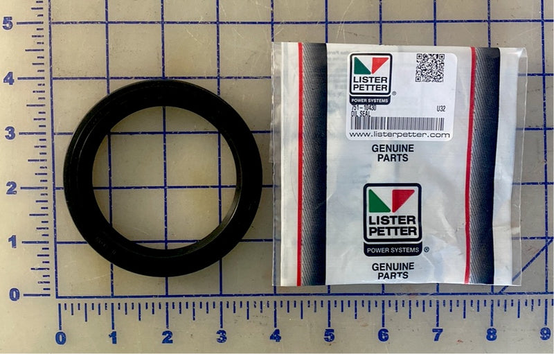 751-10432 Lister Petter crankshaft main seal, former part number 751-10430, used in the LPA and LPW2/3/4 model engines.