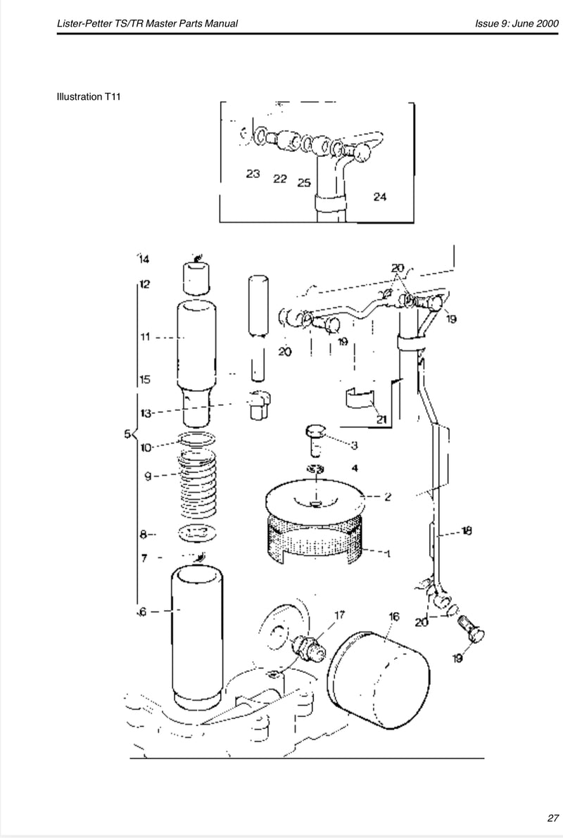 291-26090 Copper sealing washer, used in various ways in Lister Petter assemblies.