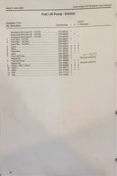 570-34700 Fuel lift pump kit, used with the Lister Petter model TS/TR 3 engines.